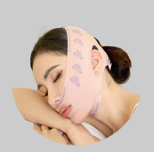 Bande V-Line – Maintien & contour du visage (ajustable)