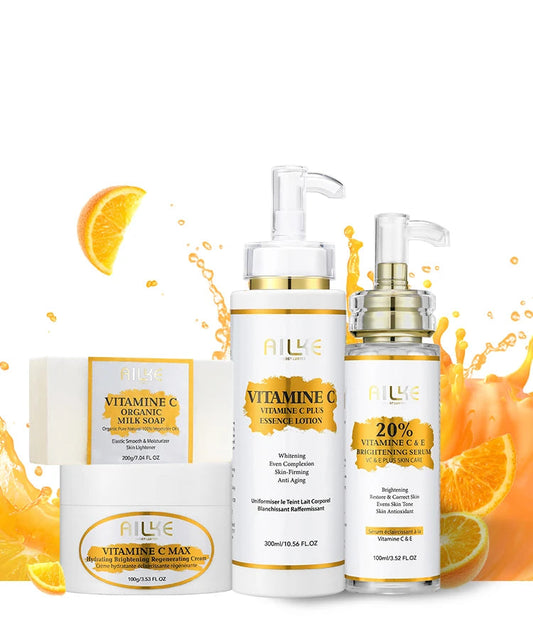 Coffret Vitamine C - Routine Éclat Complet (Nettoyant + Sérum + Crème)