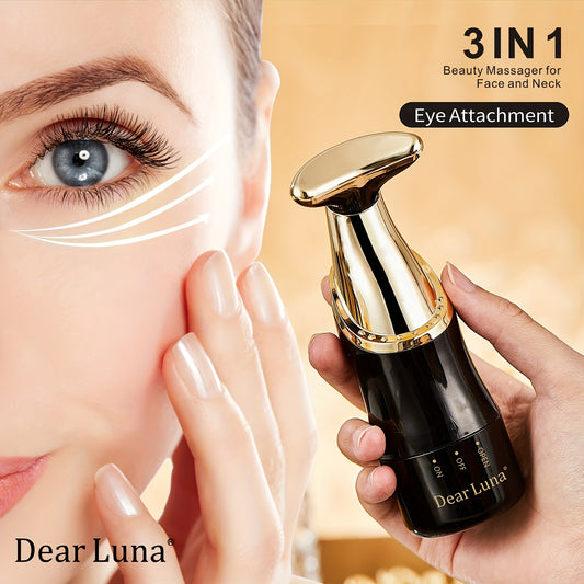 Appareil Massage Visage Vibrant 3-en-1 – Lifting & Drainage