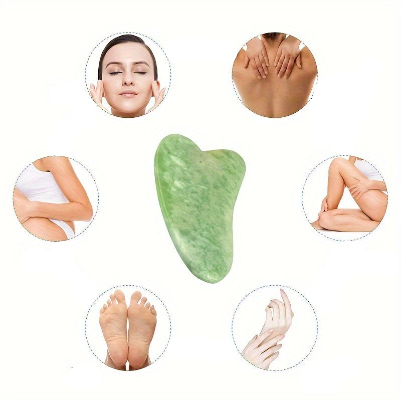 Set Gua Sha & Rouleau Nuvira– Drainage & éclat naturel (3 pièces)